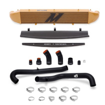 Ford Fiesta ST Intercooler Kit 2014-2019 Guld Med Wrinkle Svarta Rör Mishimoto